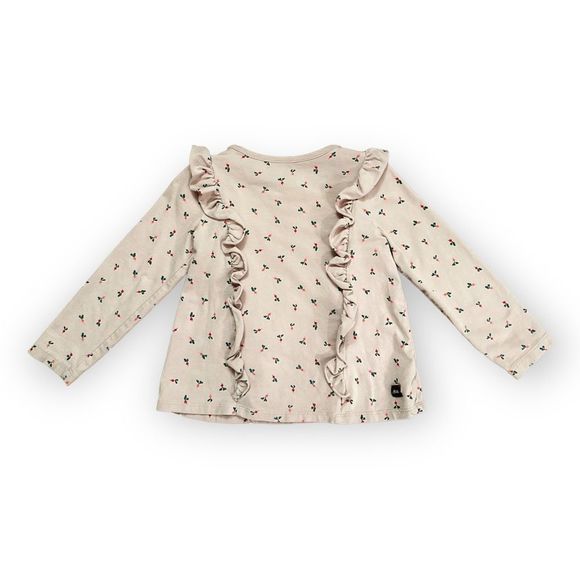 Tea Collection | Long Sleeve Ruffled Top (3T) - Picture 3 of 5